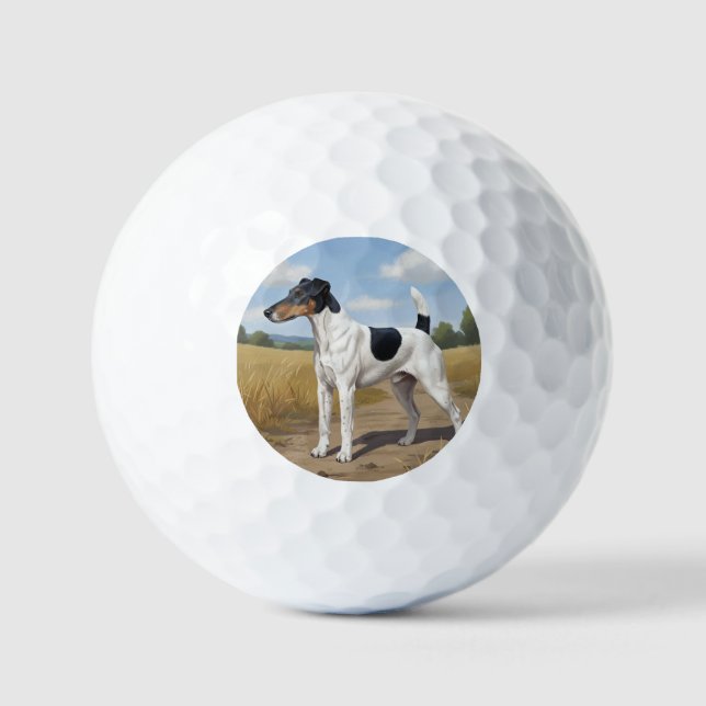 Pelotas De Golf Terrier de zorro liso (Anverso)