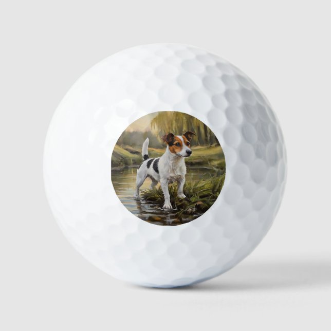 Pelotas De Golf Terrier Jack Russell (Anverso)