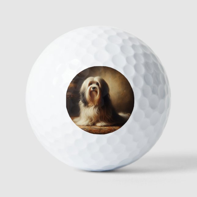 Pelotas De Golf Terrier Tibetano (Anverso)