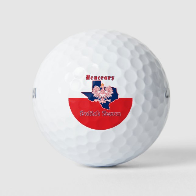 Pelotas De Golf Texano polaco honorario (Anverso)