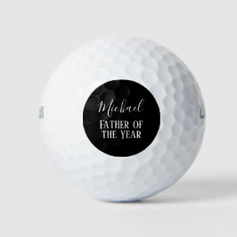 PELOTAS DE GOLF TEXTO DE CUSTOPM DEL HOMBRE DEL HOMBRE DE LA PADRE