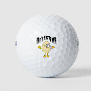 Pelotas De Golf Texto del detective Egghead