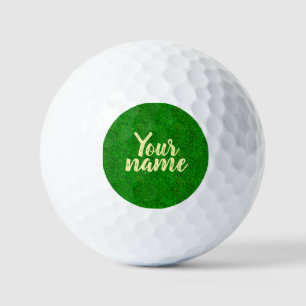Pelotas De Golf textura de hierba verde de un campo de fútbol
