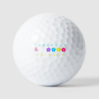 PELOTAS DE GOLF TH@DDEU$ & CRIM$ON