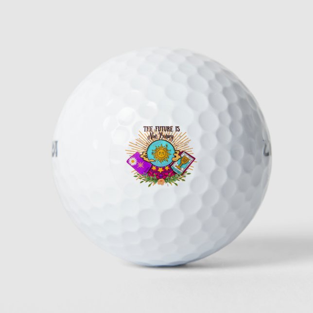 Pelotas De Golf The Future is Non-Binary Crystal Ball (Anverso)