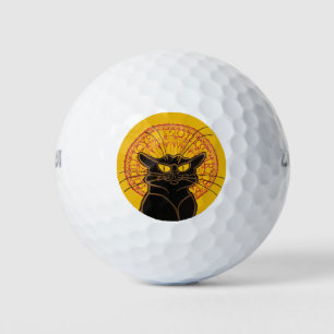 Pelotas De Golf Theophile Steinlen - Le Chat Noir Vintage