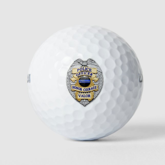 Pelotas De Golf Thin Blue Line Personalizado Golf Balls (Anverso)