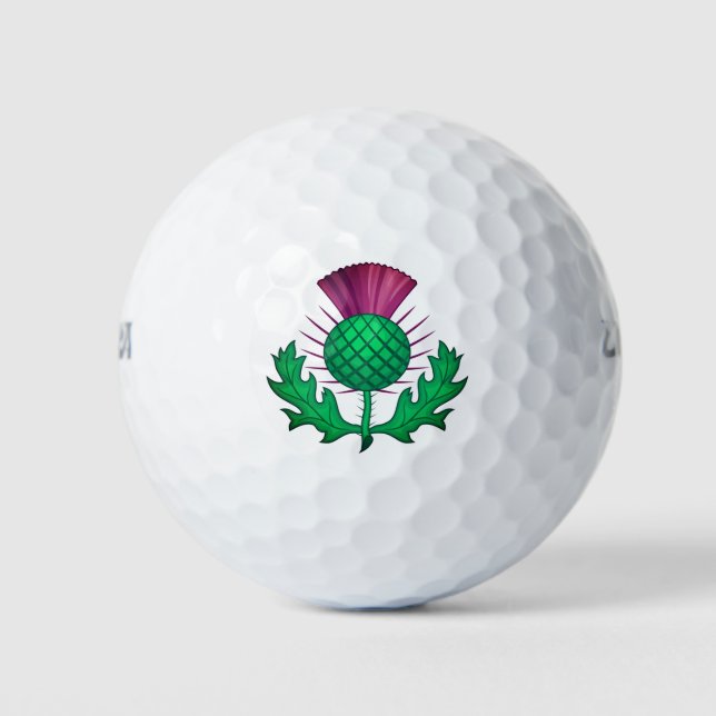 Pelotas De Golf Thistle escocés (Anverso)
