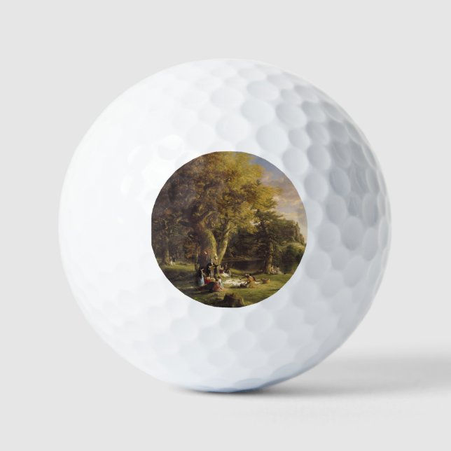 Pelotas De Golf Thomas Cole The Pic-Nic (Anverso)