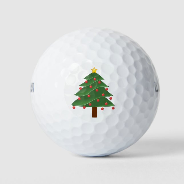 Pelotas De Golf Thunder_Cove de árbol de Navidad (Anverso)