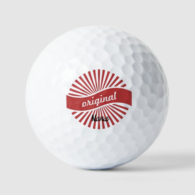 Pelotas De Golf Thunder_Cove, logotipo de Rótulo original (Anverso)