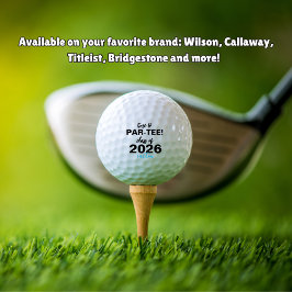 Pelotas De Golf Tiempo de graduación de nombre personalizado Par-t