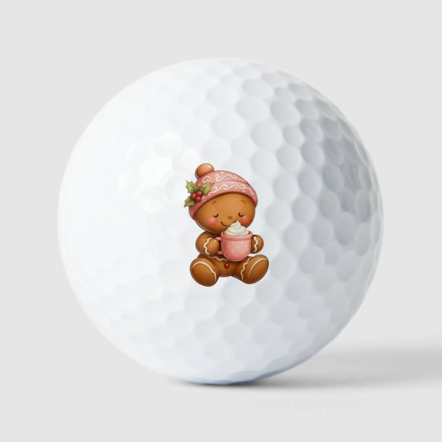 Pelotas De Golf ¡Tiempo para mí! Pan de jengibre (Anverso)