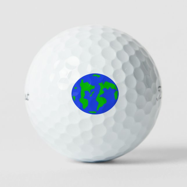Pelotas De Golf Tierra (Anverso)