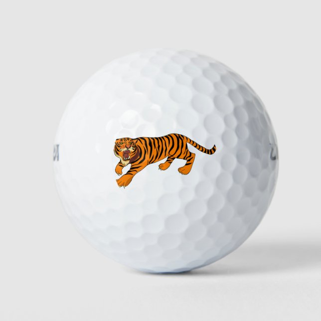 Pelotas De Golf tigre (Anverso)