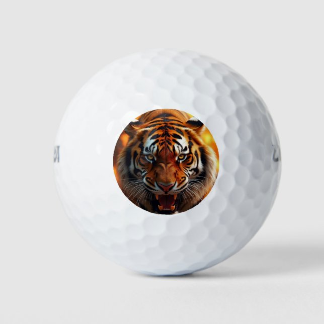 Pelotas De Golf tigre (Anverso)