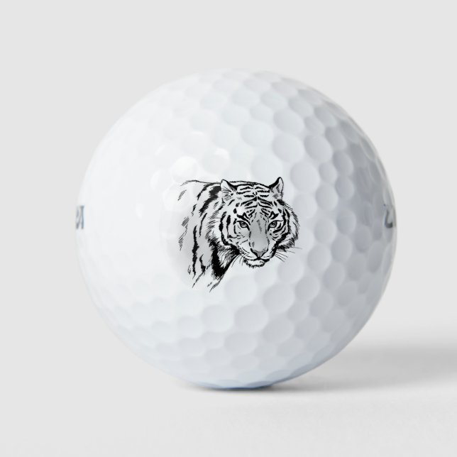 Pelotas De Golf Tigre (Anverso)