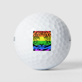 Pelotas De Golf Tigre arcoiris