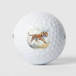 Pelotas De Golf Tigre en acción