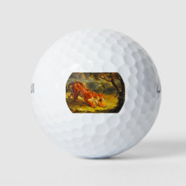 Pelotas De Golf Tigre salvaje y serpiente (arte animal)