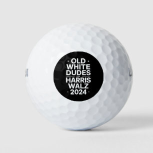 Pelotas De Golf Tíos Blancas Viejos para Política Democrática de H