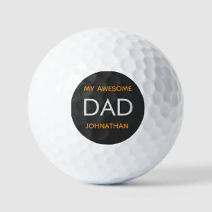 Pelotas De Golf Tipografía, mi papá asombroso
