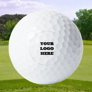 Pelotas De Golf Tipografía negra Audaz Logotipo Compañía moderna B