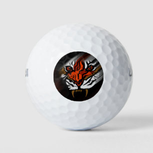 Pelotas De Golf TIRA naranja Y NEGRA