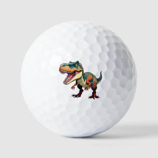 Pelotas De Golf Tiranosaurio Rex (Anverso)