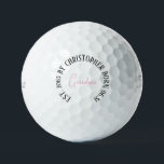 Pelotas De Golf Titleist de la primera abuela Pro V1<br><div class="desc">Nuevo regalo de la abuela. 1.ᵉʳ abuelo. Personalizar a cualquier nombre de abuela. Titleist Pro V1. Nombre del nieto.</div>