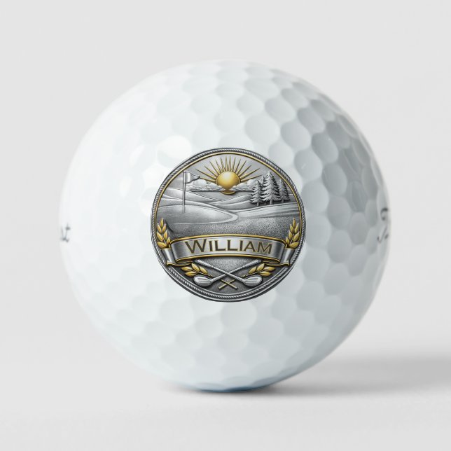 Pelotas de Golf Titleist Pro V1 Personalizadas (Anverso)