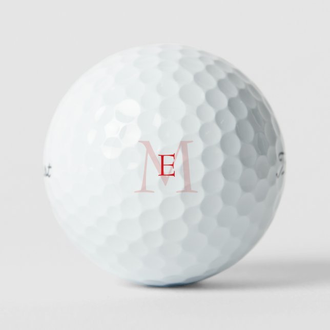 Pelotas de Golf Titleist VI con Monograma de Meloc (Anverso)