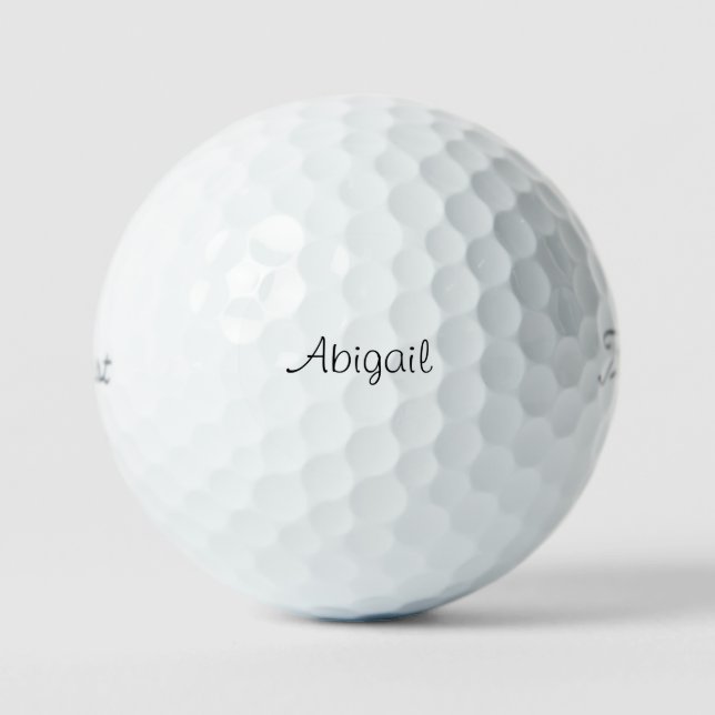 Pelotas De Golf Título de nombre de guión simple moderno Pro V1 (Anverso)