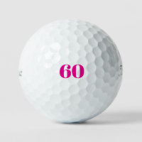 Título genérico de cumpleaños 60 de Pink Titleist 