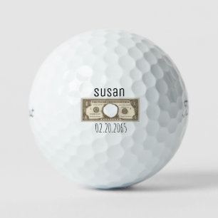 Pelotas De Golf Título Personalizado con Fecha Hole in One Titleis