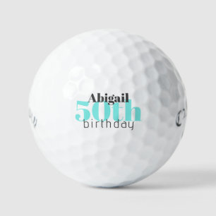 Pelotas De Golf Título Personalizado Turquesa 50 Titleist Pro V1