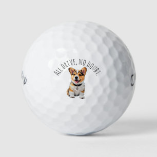 Pelotas De Golf 'Todo empuje, sin duda' Humor de confianza Corgi l