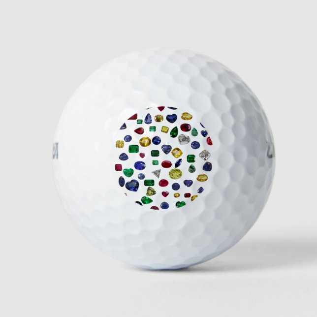 Pelotas De Golf Todos los guijarros coloridos (Anverso)