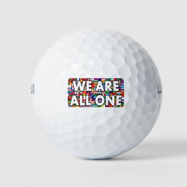 Pelotas De Golf Todos Somos Uno (Anverso)