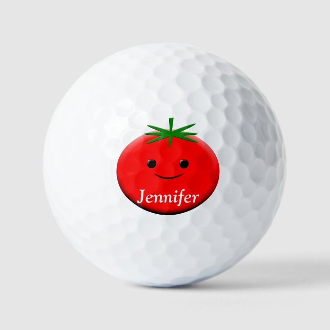 Pelotas De Golf Tomate Rojo (Anverso)