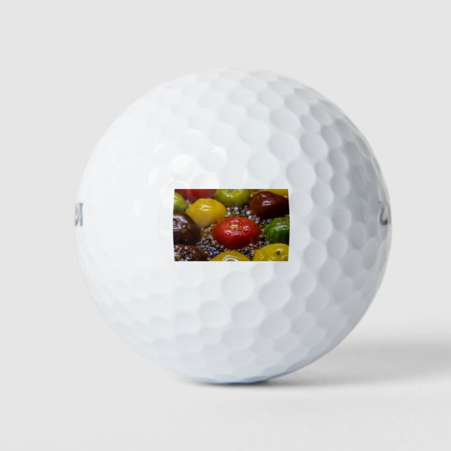 Pelotas De Golf Tomates en couleurs (Anverso)