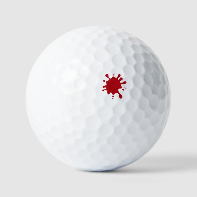Pelotas De Golf Tomato Red Splash Custom Golf Ball (Anverso)