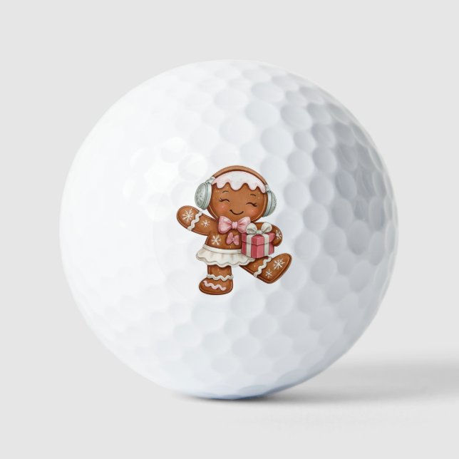 Pelotas De Golf ¡Tonos de jengibre! Pan de jengibre (Anverso)