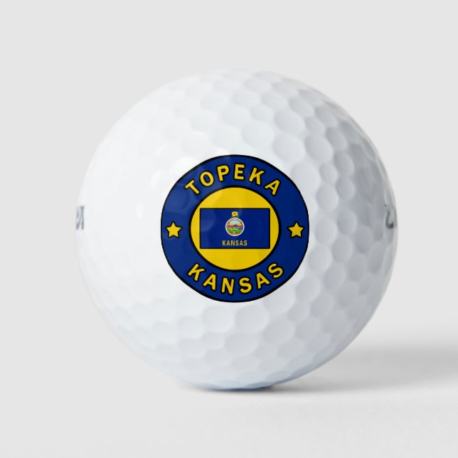 Pelotas De Golf Topeka Kansas (Anverso)