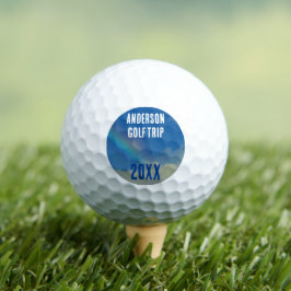 Pelotas De Golf Torneo Anual de Golf Familiar Rainbow de Reunión