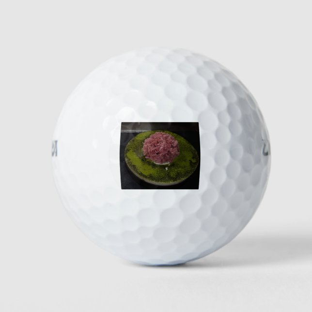Pelotas De Golf Torta de cumpleaños 3 (Anverso)