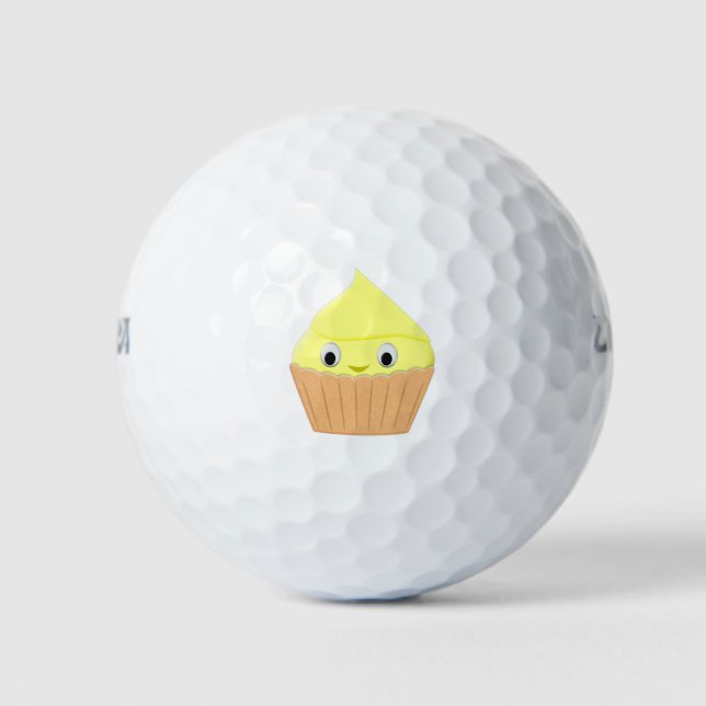 Pelotas De Golf Torta de limón Personalizado (Anverso)