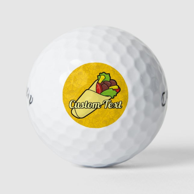 Pelotas De Golf Tortilla Sandwich Wrap (Anverso)