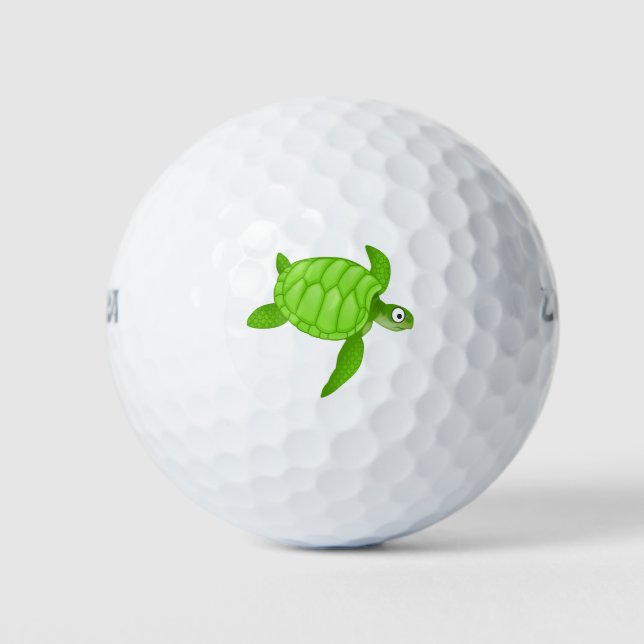 Pelotas De Golf Tortuga (Anverso)