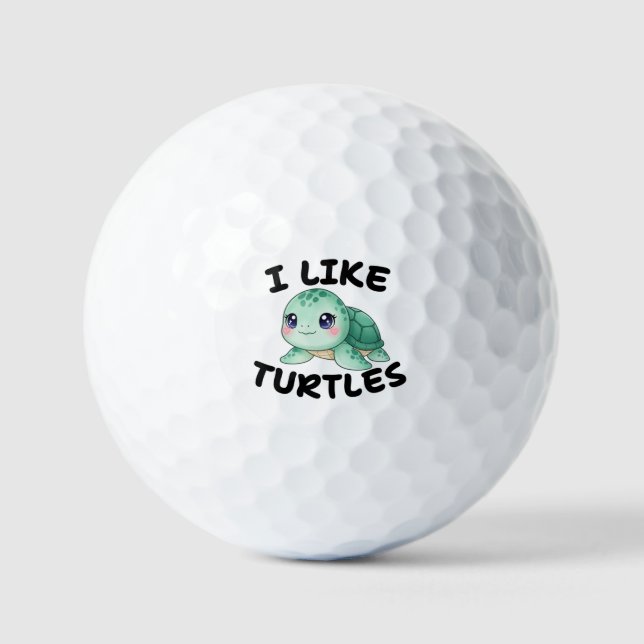 Pelotas De Golf Tortuga (Anverso)